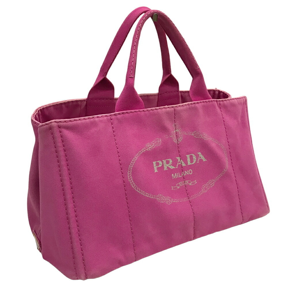 Prada Canapa Large Handbag Pink